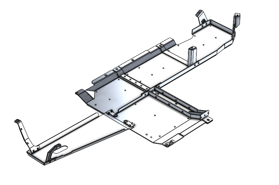 JLU Aluminum Belly Skids.