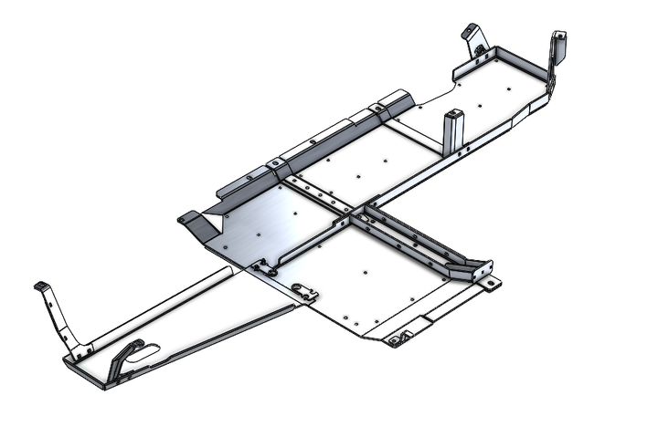 JLU Aluminum Belly Skids.