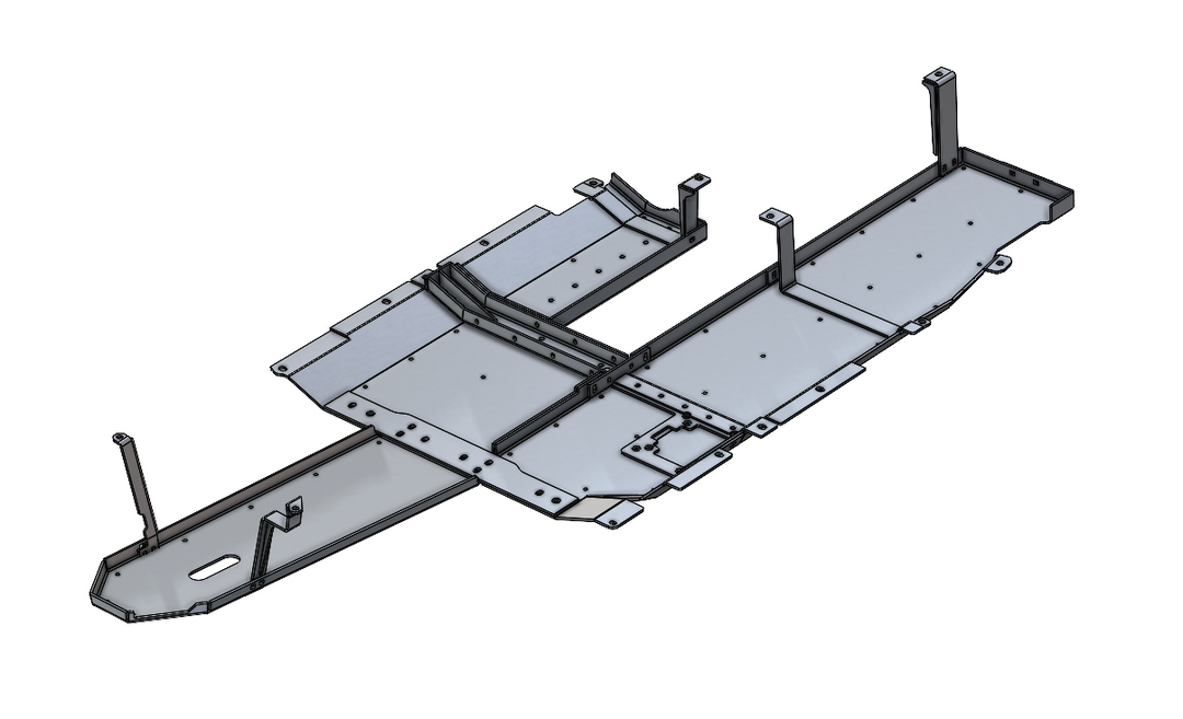 JT Gladiator Diesel Aluminum Belly Skids.