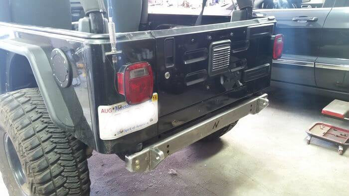 TJ/LJ Ultra High Clearance Rear Bumper.