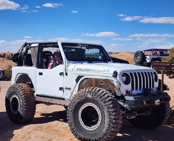JL Rock Sliders - 2 Door Frame Mounted - Rimrocker Series