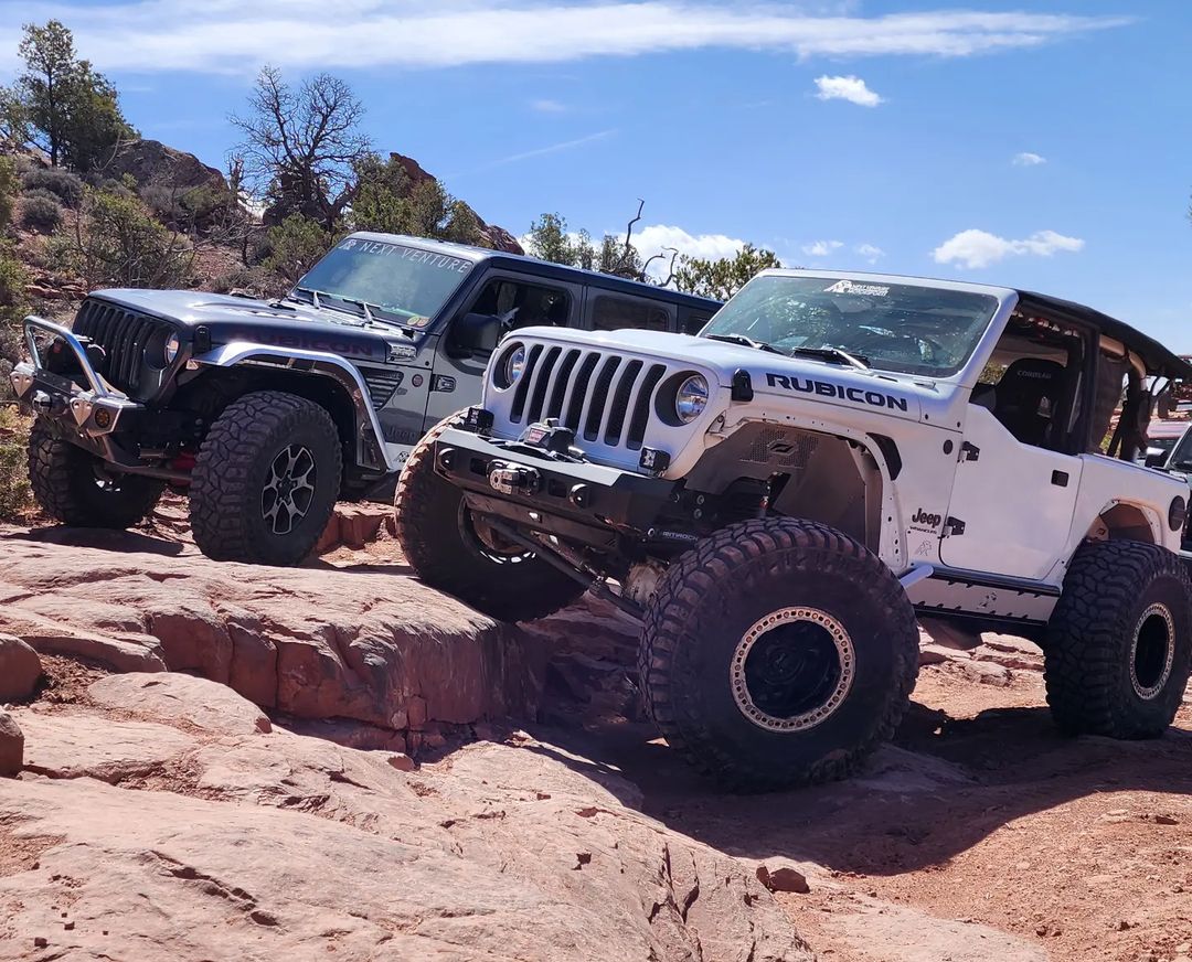 JL Rock Sliders - 2 Door Frame Mounted - Rimrocker Series