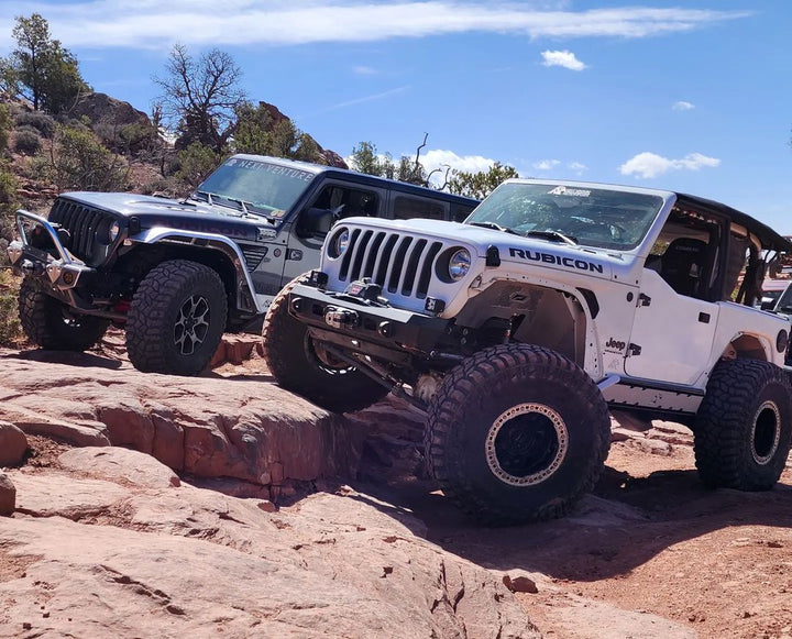 JL Rock Sliders - 2 Door Frame Mounted - Rimrocker Series