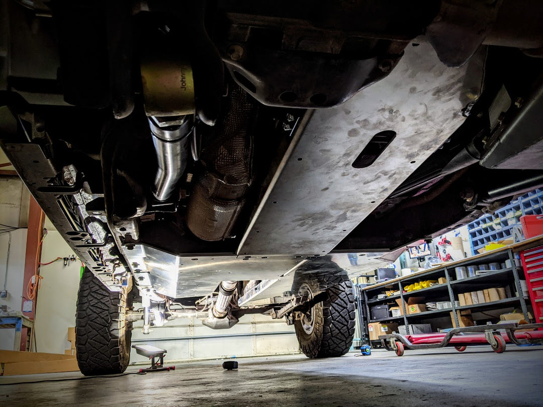 JT Gladiator Diesel Aluminum Belly Skids.