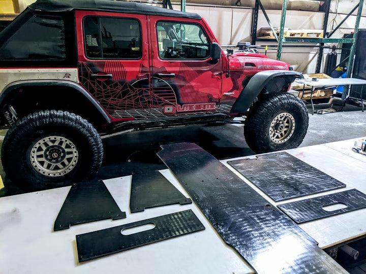 JLU Belly Skid UHMW Kit.