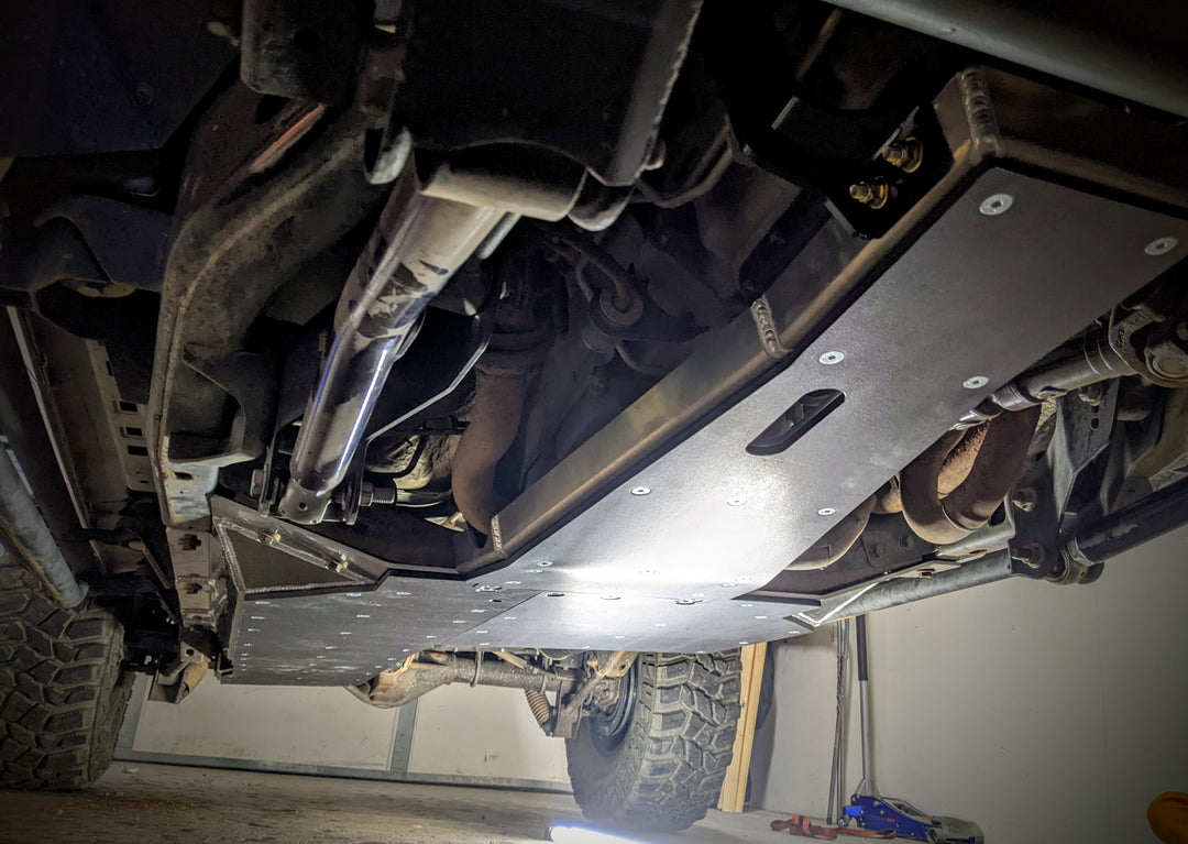 JKU Aluminum Belly Skids
