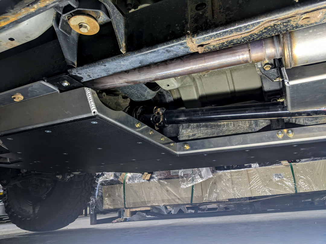 JKU Aluminum Belly Skids