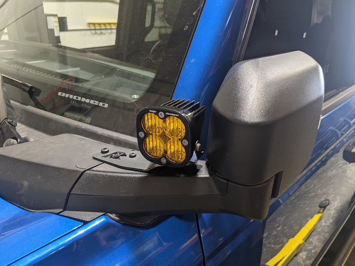 Bronco A-Pillar Light Mounts