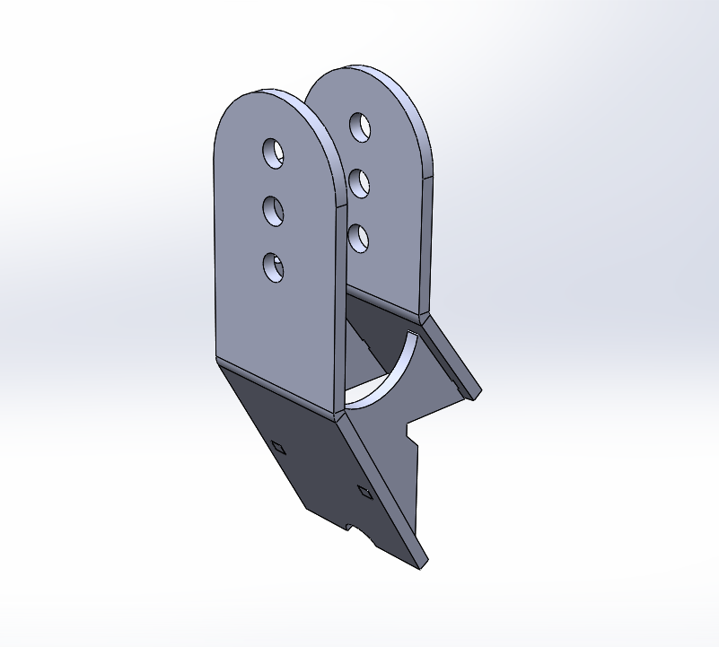 Raised Adjustable Trackbar Mount for NV Dana 44 Truss.