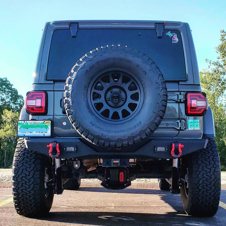 JL Aluminum Rear Bumper - Featherweight Series