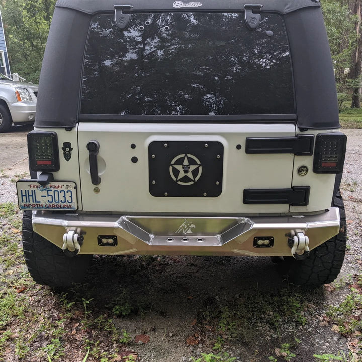 JK Aluminum Rear Bumper - Featherweight Series