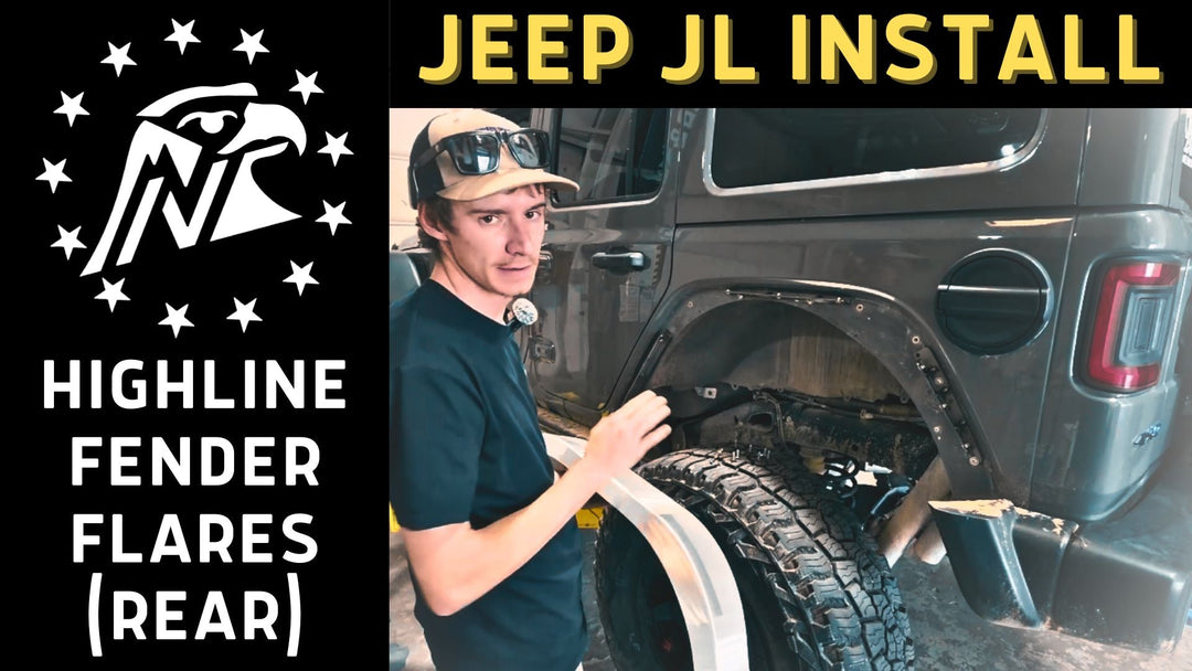 How to Install JL Highline Rear Aluminum Fender Flares (Rear) on Your Jeep Wrangler JL