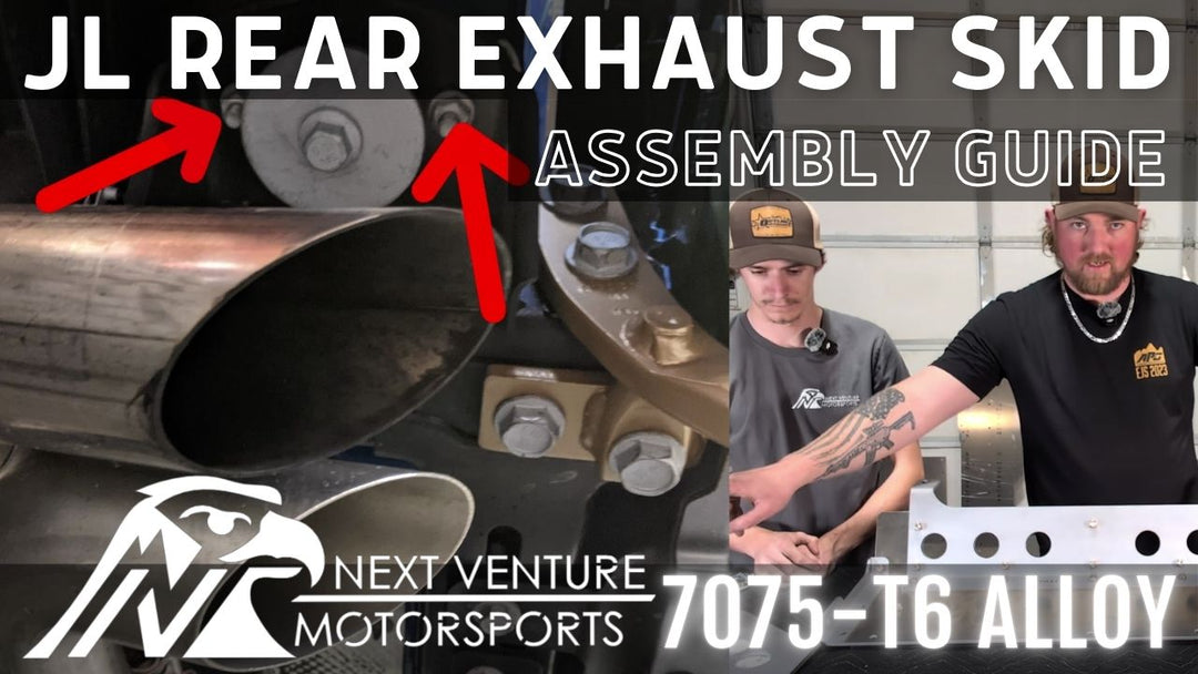 New Video Release: JL Rear Exhaust Skid Assembly (7000-Series Skids for 2.0/3.6/392 Hemi)