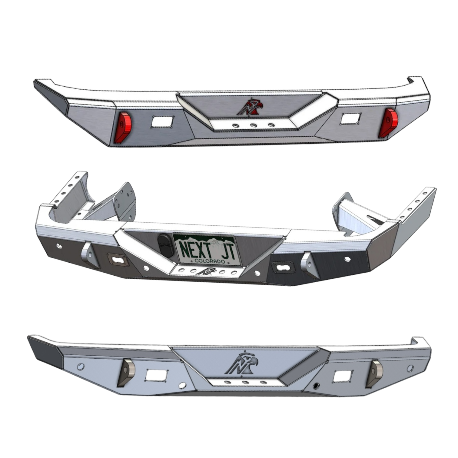 Aluminum Rear Bumpers