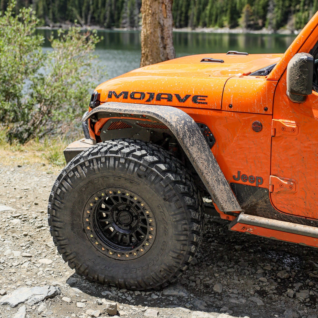 JL/JT Aluminum High Line Fender Flares (Front)