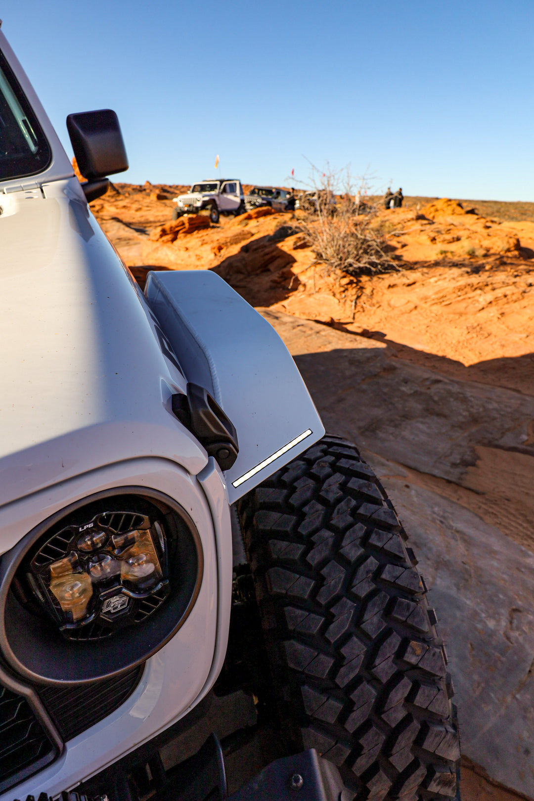 JL/JT Aluminum High Line Fender Flares (Front)