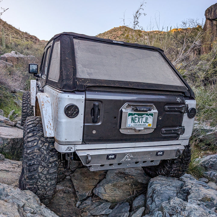 JLU Rear Corner Armor (Stealth Fuel Door)