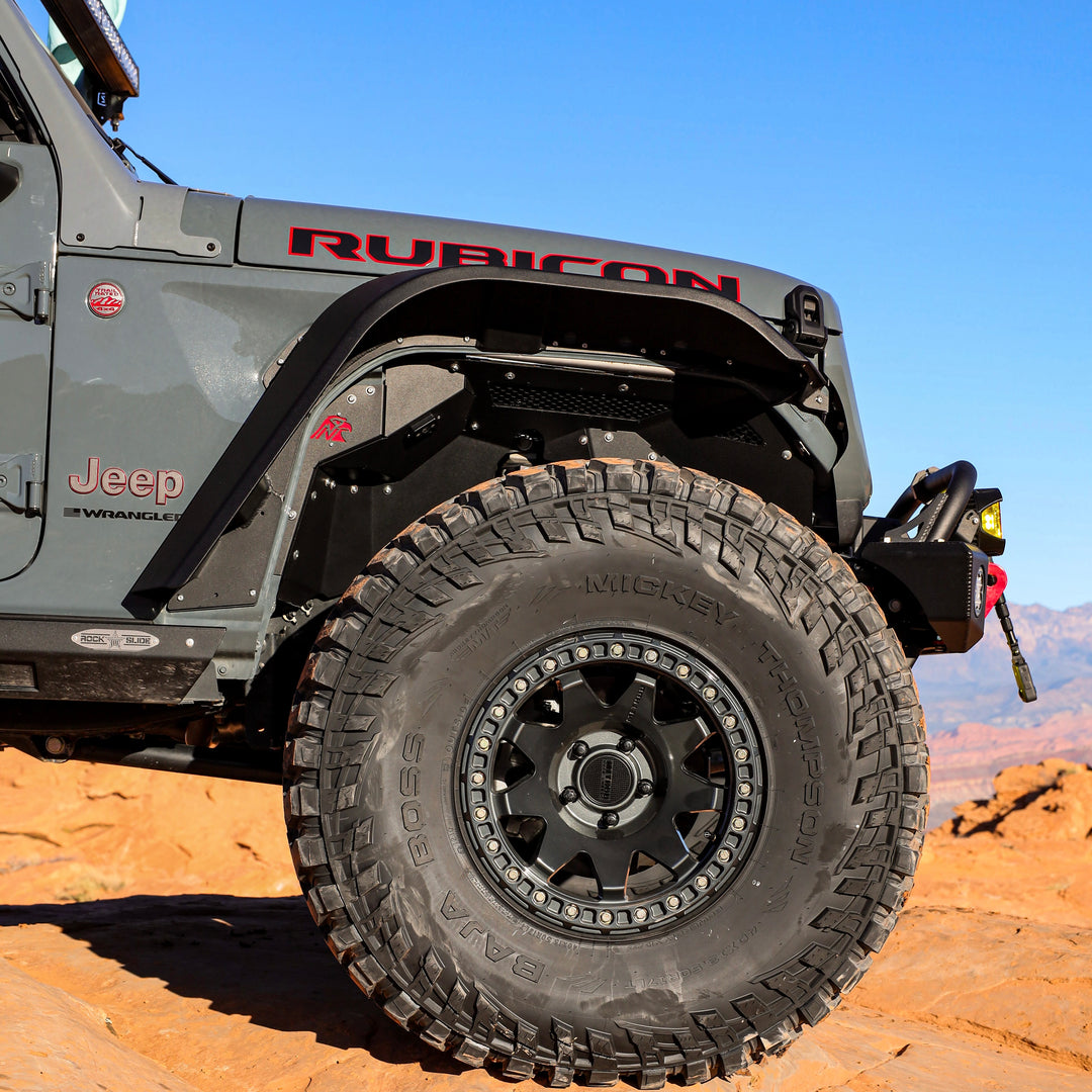 JL/JT Aluminum High Line Fender Flares (Front)