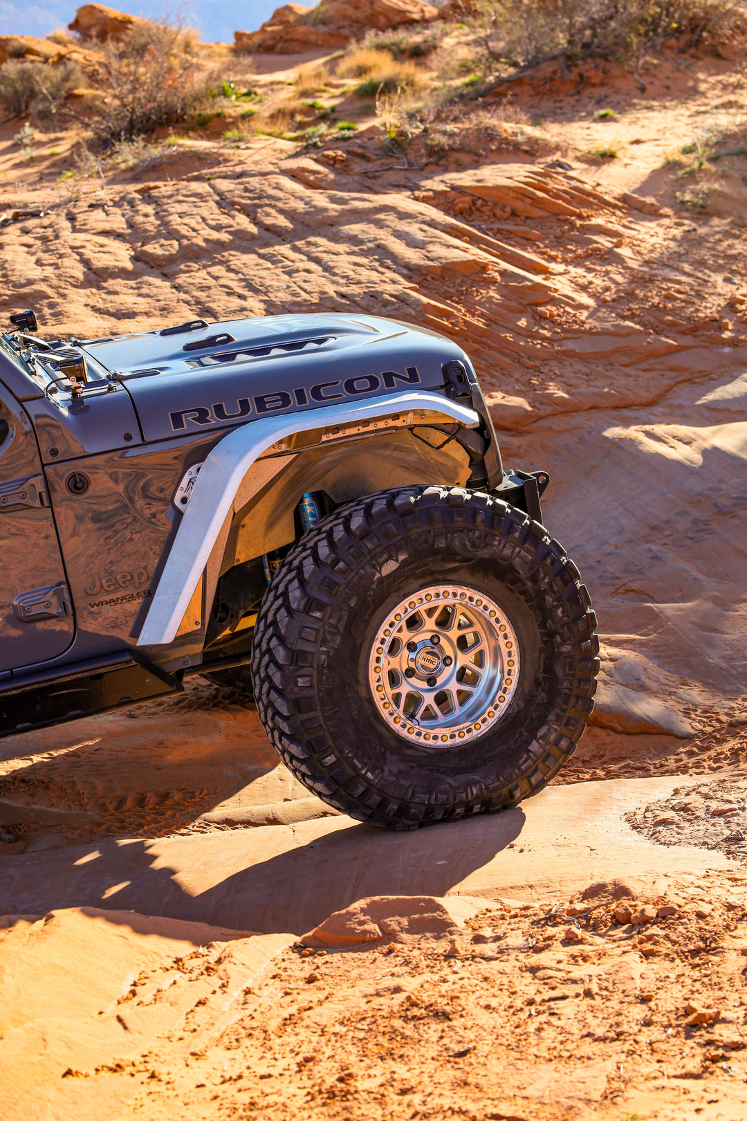 JL/JT Aluminum High Line Fender Flares (Front)