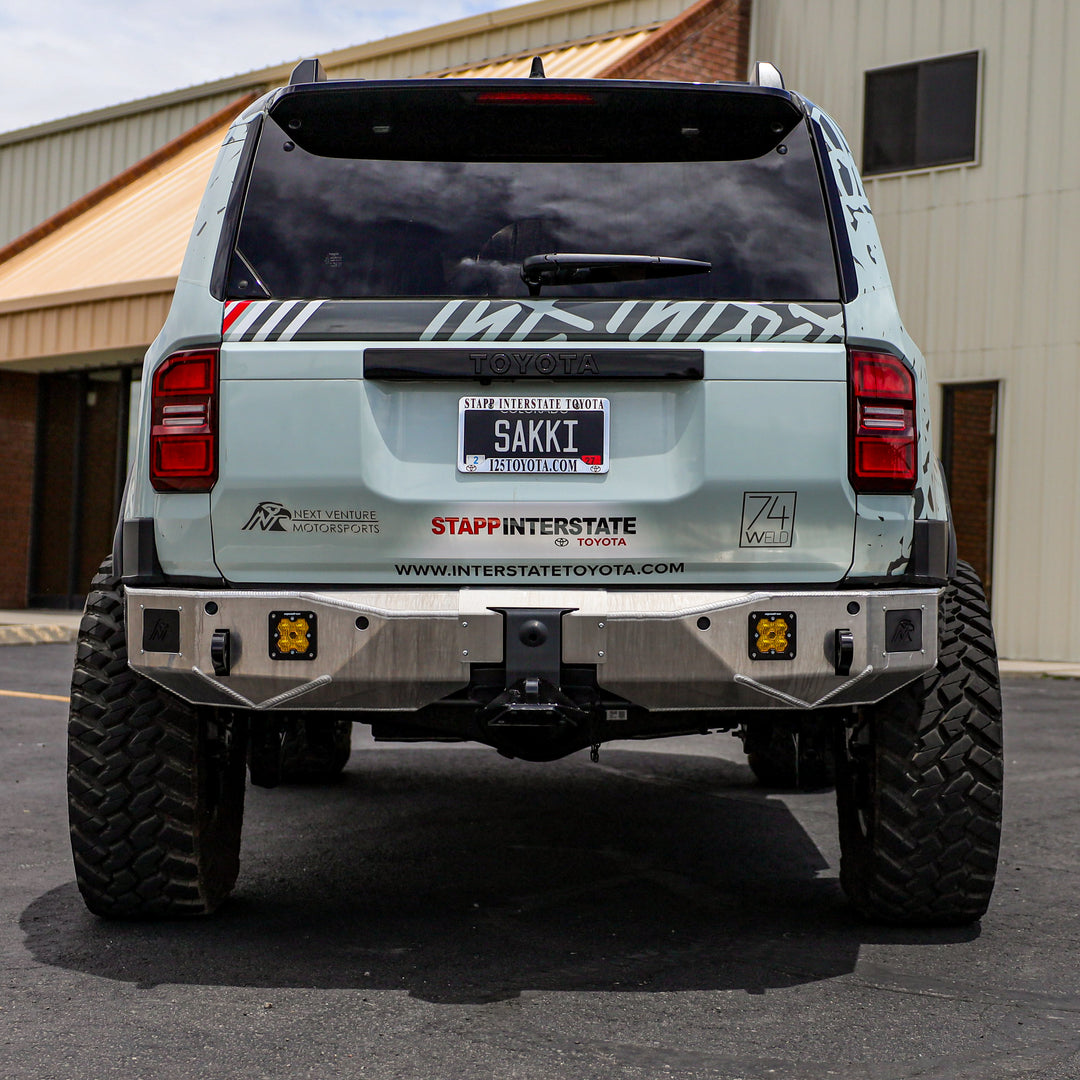 Toyota LC250 Aluminum Rear Bumper | Featherweight Series