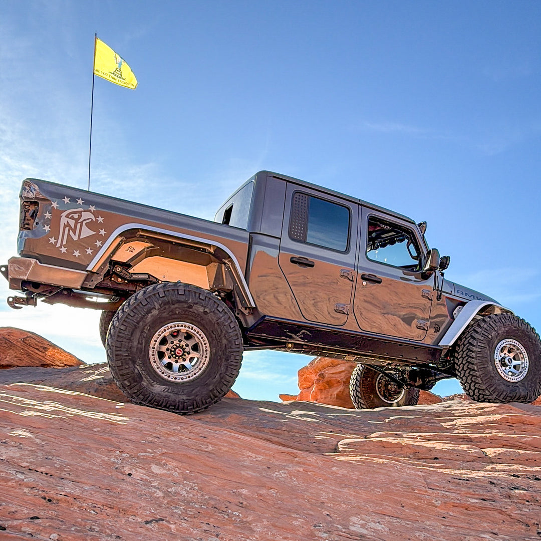 JT Aluminum Rear Inner Fender Liners - Anti-Rock Compatible
