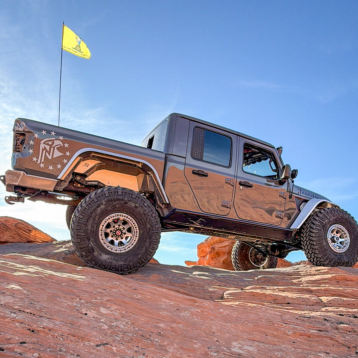 JT Aluminum Rear Inner Fender Liners - Anti-Rock Compatible