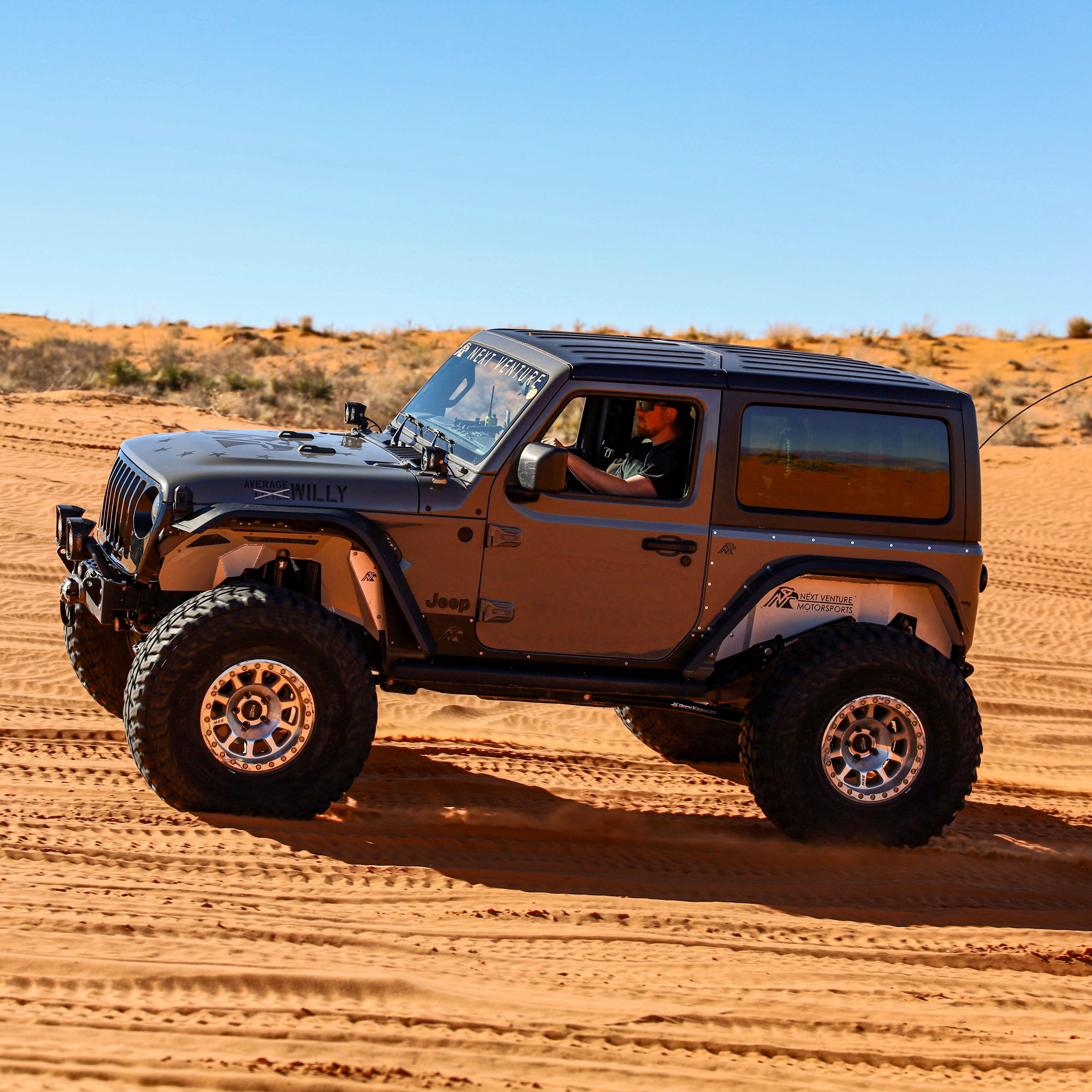 salsationアームカバー Next Venture JL 2-Door 6” Stretch Armor Kit – Aluminum Armor for