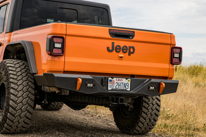 JT Aluminum Rear Bumper - Featherweight Series