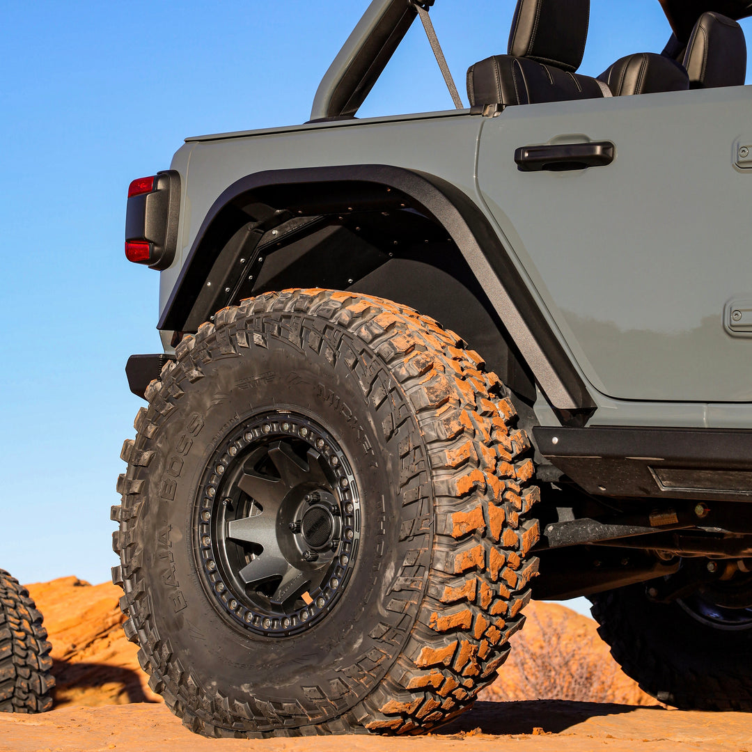 JL Aluminum High Line Fender Flares (Rear)