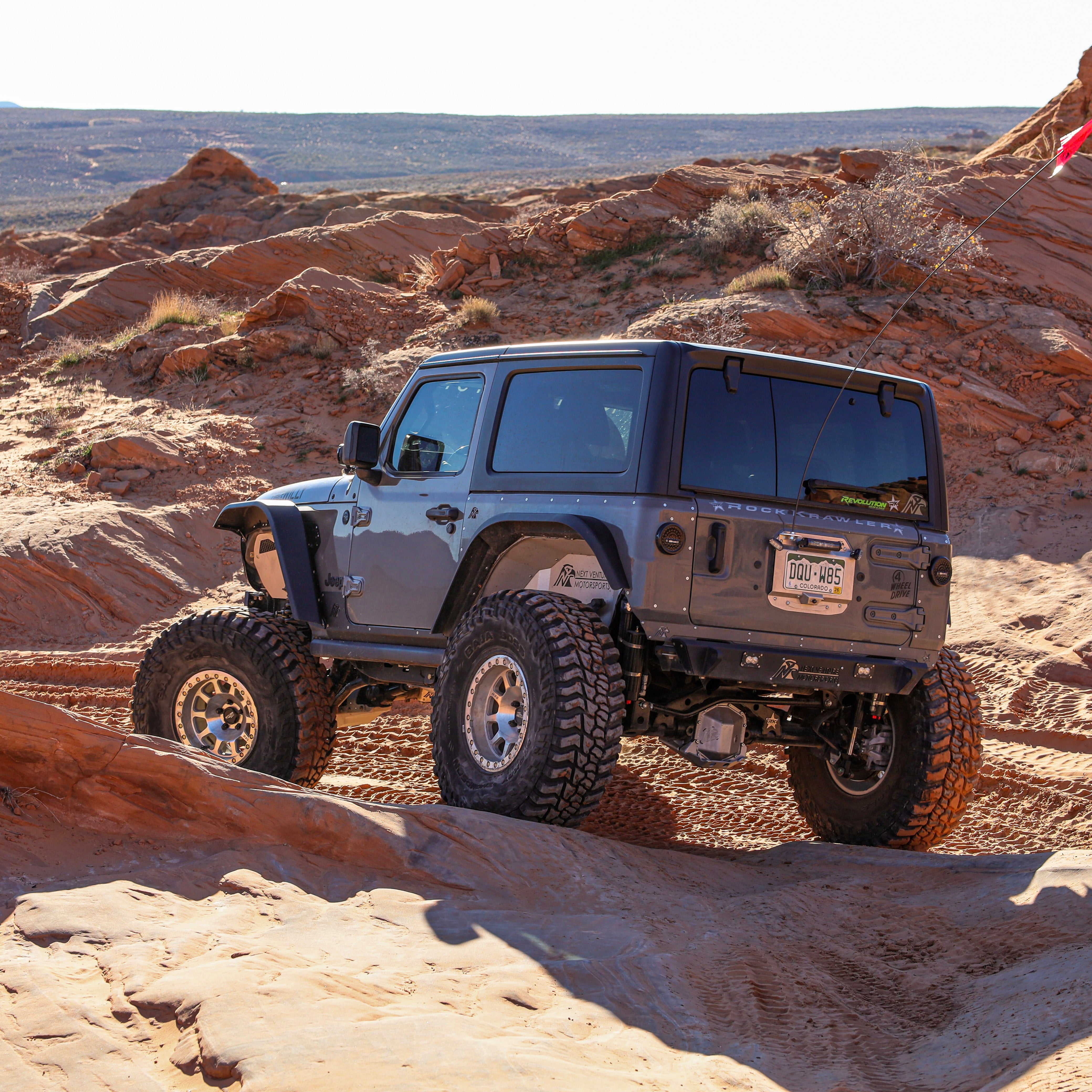 Next Venture JL 2-Door 6” Stretch Armor Kit – Aluminum Armor for