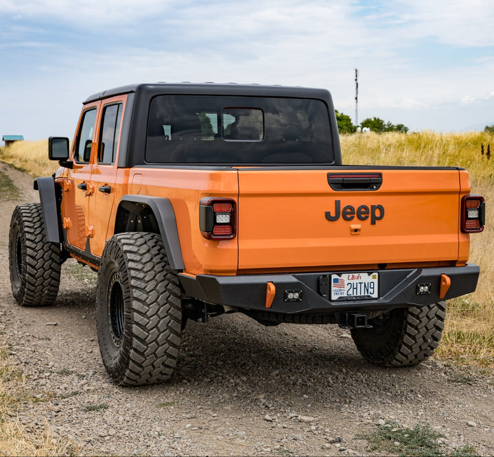 JT Aluminum Rear Bumper - Featherweight Series