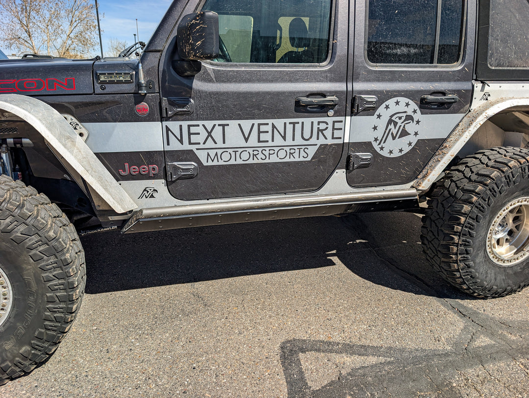 JLU Rock Sliders - Trailbreaker Series (Frame Mounted)