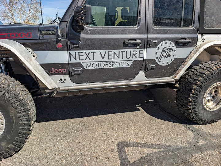 JLU Rock Sliders - Trailbreaker Series (Frame Mounted)