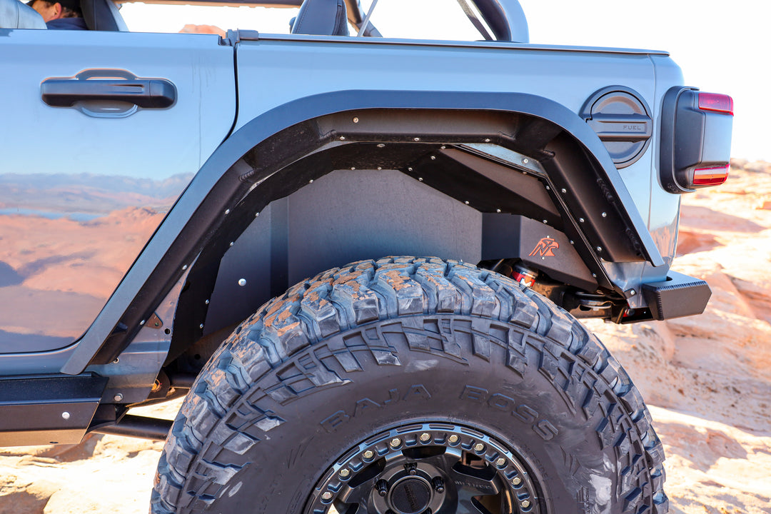 JL Aluminum High Line Fender Flares (Rear)