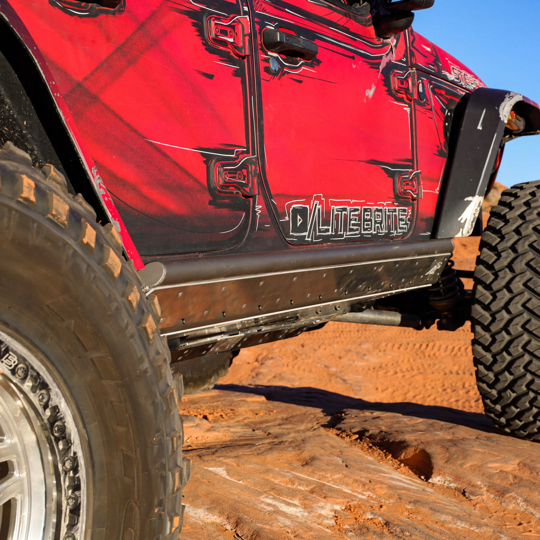 JLU Rock Sliders - Trailbreaker Series (Frame Mounted)