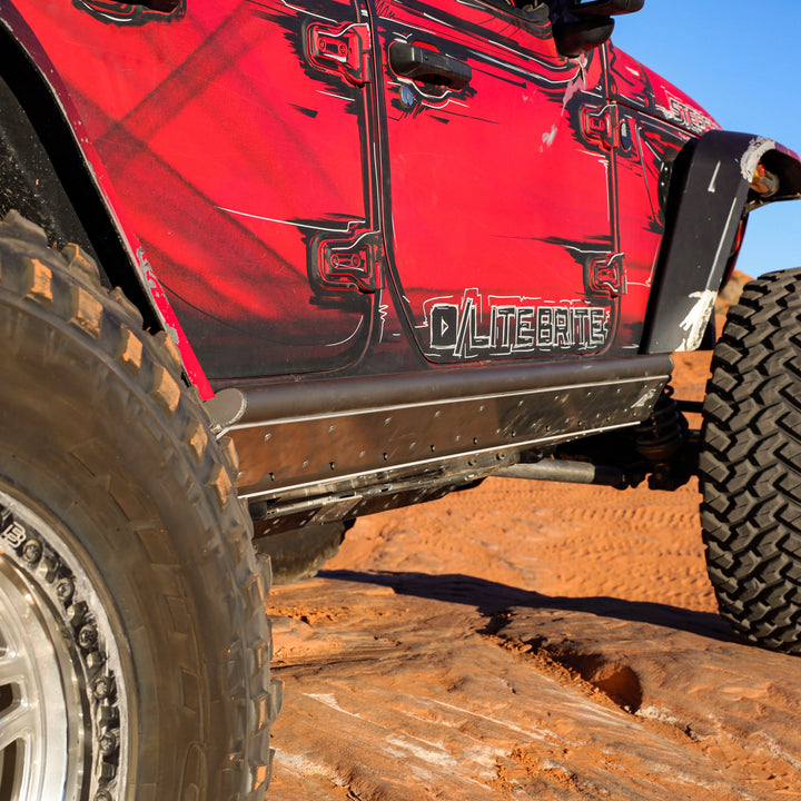 JLU Rock Sliders - Trailbreaker Series (Frame Mounted)