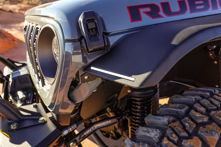 JL/JT Aluminum High Line Fender Flares (Front)