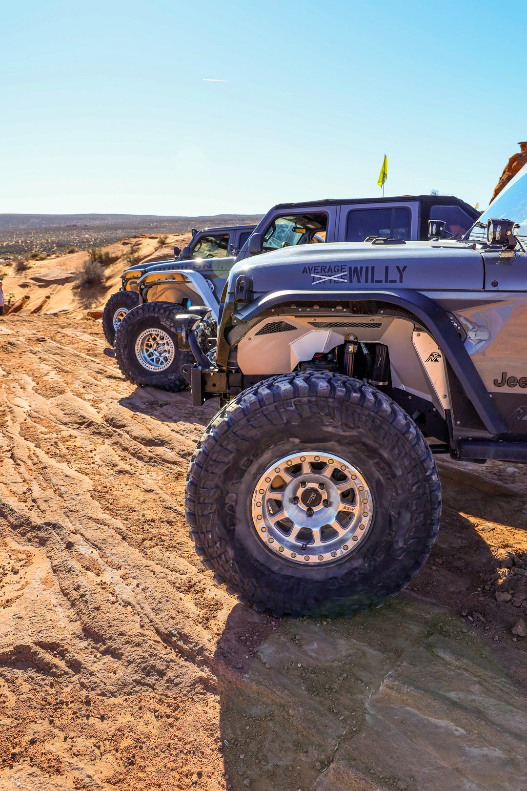 JL/JT Aluminum High Line Fender Flares (Front)