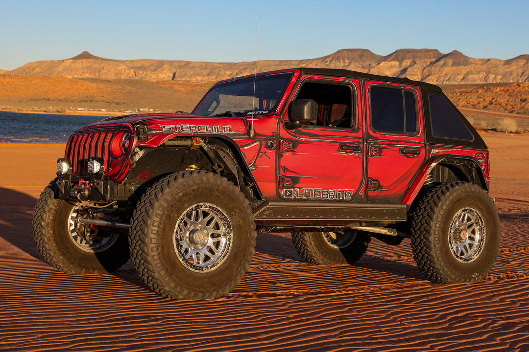 JLU Rock Sliders - Trailbreaker Series (Frame Mounted)