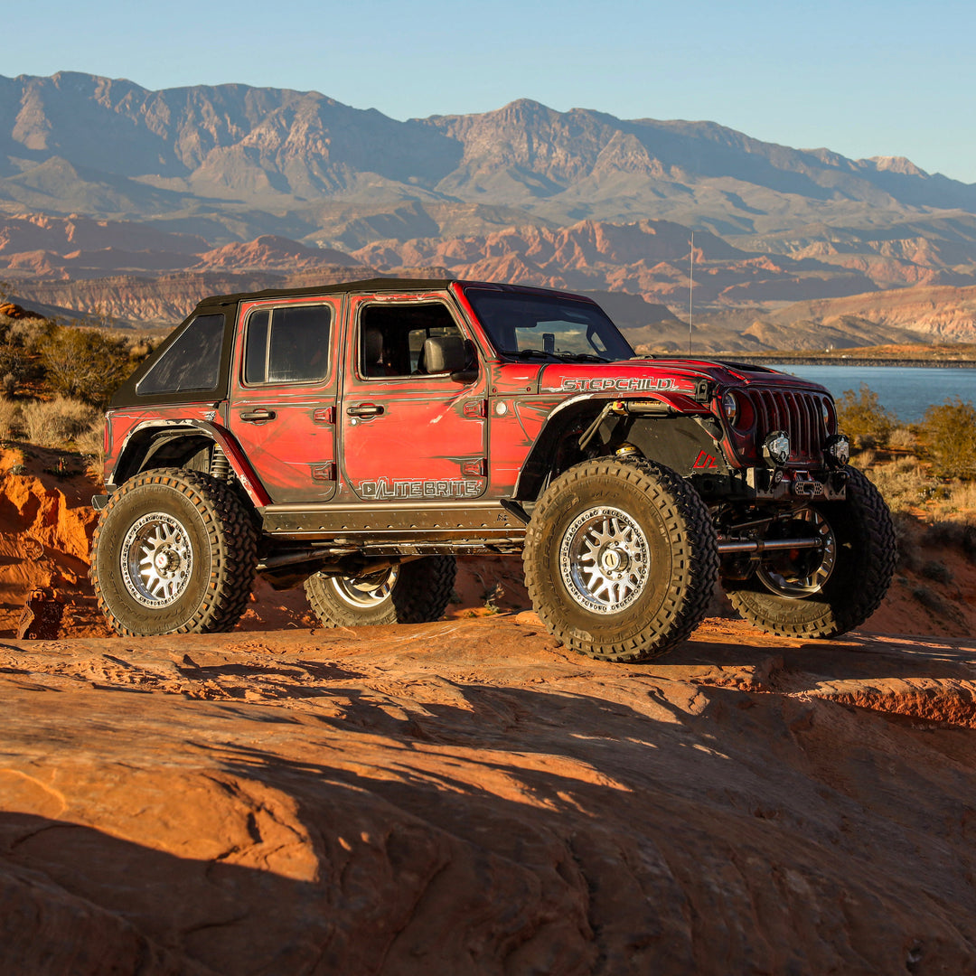 JLU Rock Sliders - Trailbreaker Series (Frame Mounted)