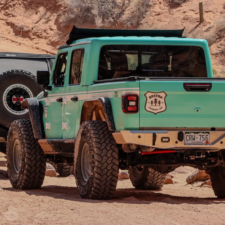 JT Aluminum Rear Bumper - Featherweight Series