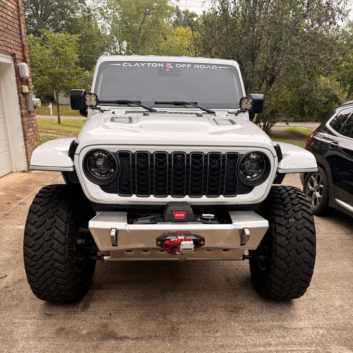 JL/JT Aluminum Front Bumper - Featherweight Series (Stubby)