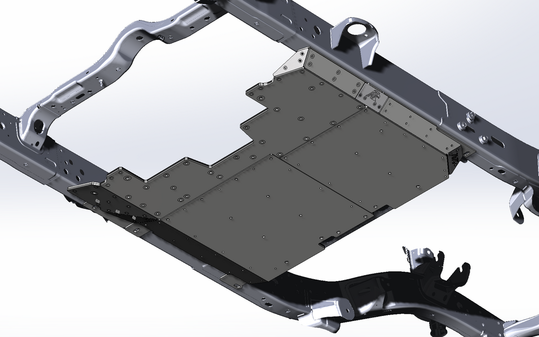 JL 7000-Series Aluminum Belly Skids Rockzilla