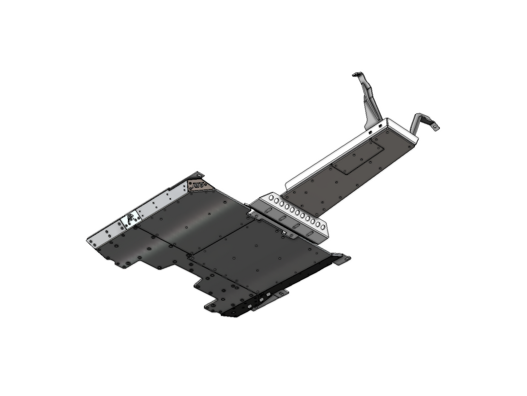 JL 7000-Series Aluminum Belly Skids Rockzilla