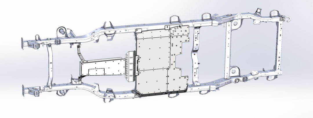 JL 7000-Series Aluminum Belly Skids Rockzilla