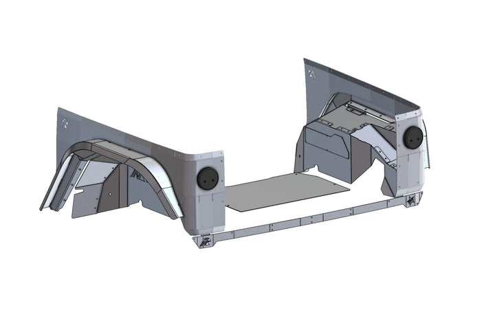JL 2-Door 6” Stretch Armor Kit