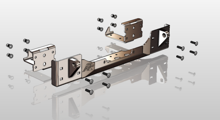JL/JT Front Bumper - Ultimate Clearance Frame Chop (5" Chop)