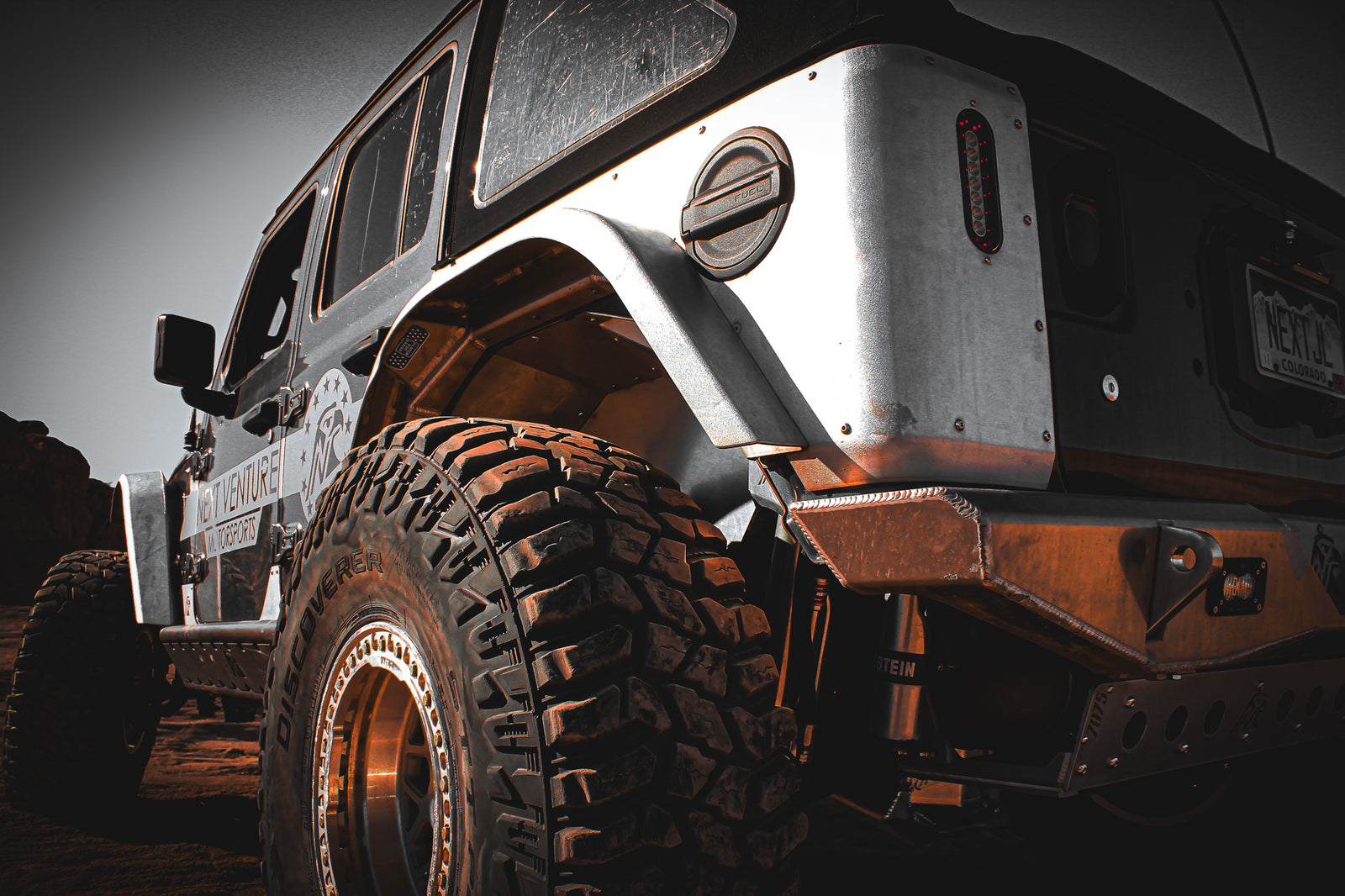 JL Aluminum High Line Fender Flares (Rear)