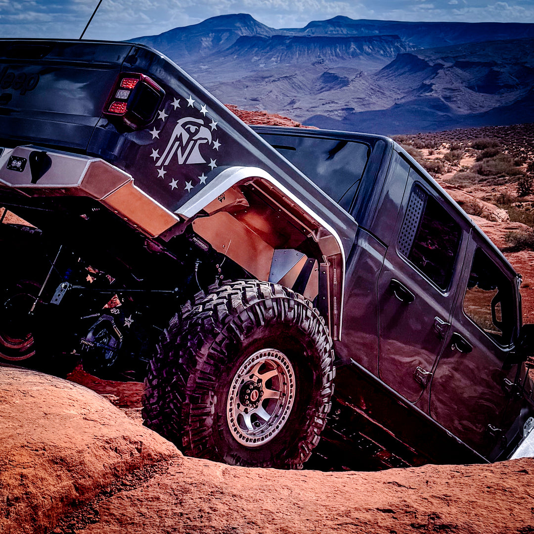 JT Aluminum High Line Fender Flares (Rear)