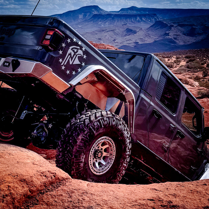 JT Aluminum High Line Fender Flares (Rear)